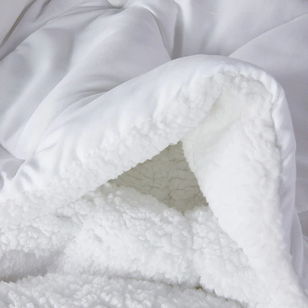 Cozy Sherpa Bedding Set, Pick Your Size/Color