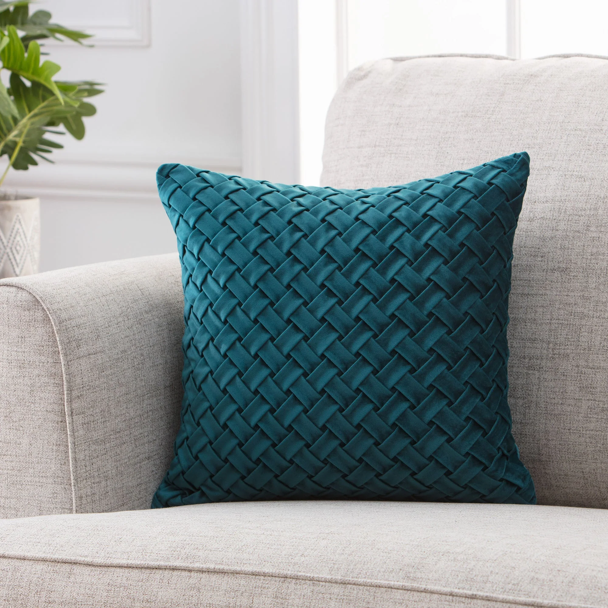 Lattice Throw Pillow Covers