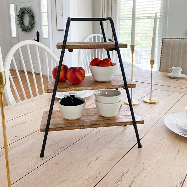 Tabletop A-Frame Shelving Stand