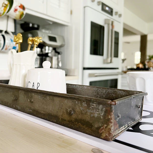 FOUND Industrial Antique Bread Pan, Pick Your Size