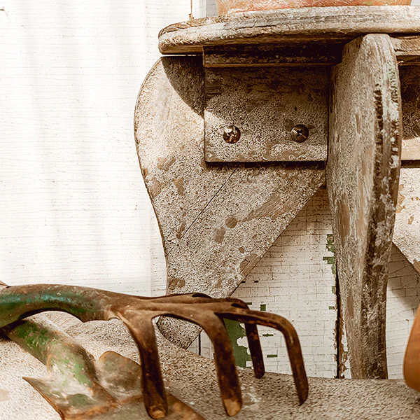 Rustic Wood Garden Tiered Plant Stand