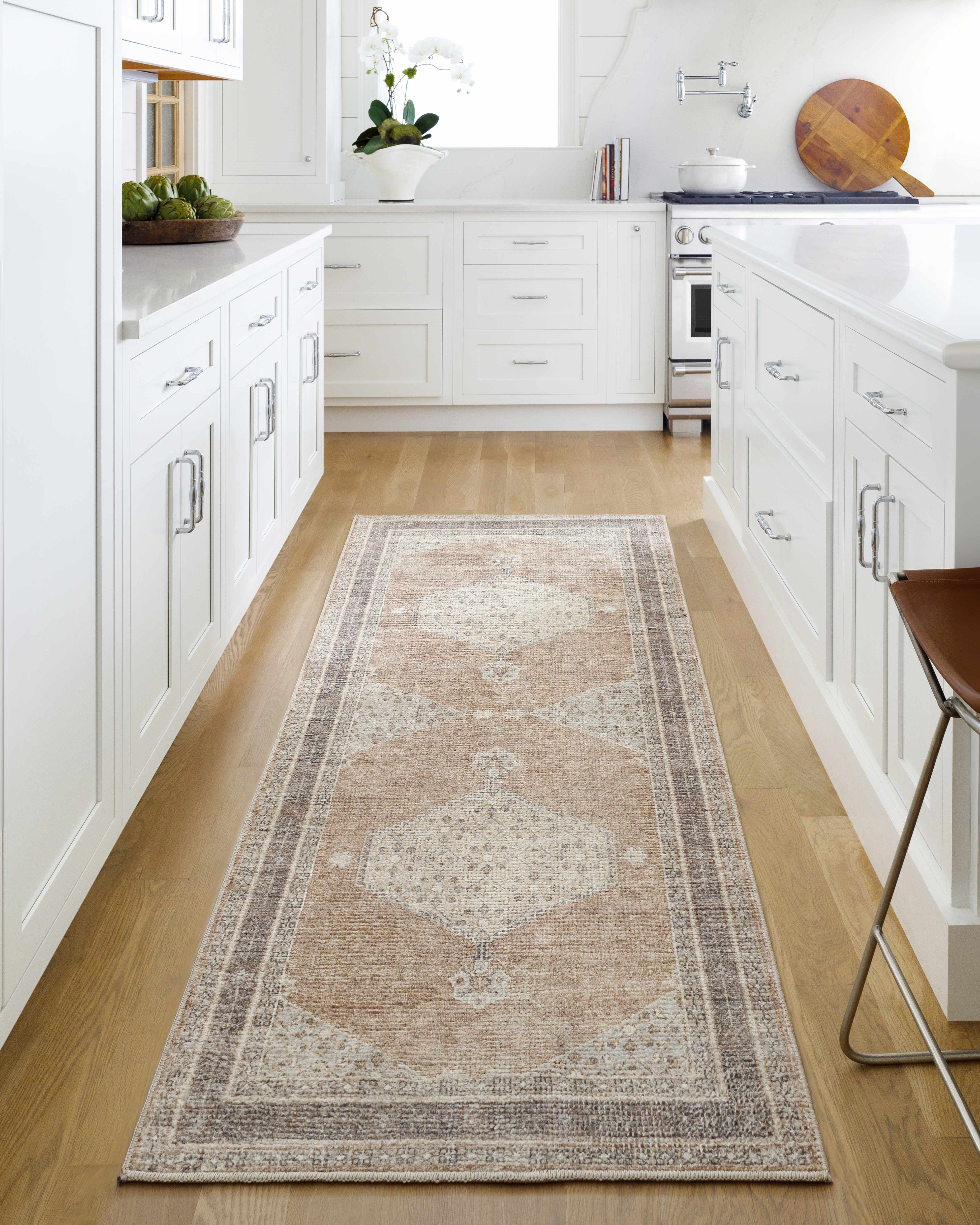 Terracotta Medallion Area Rug