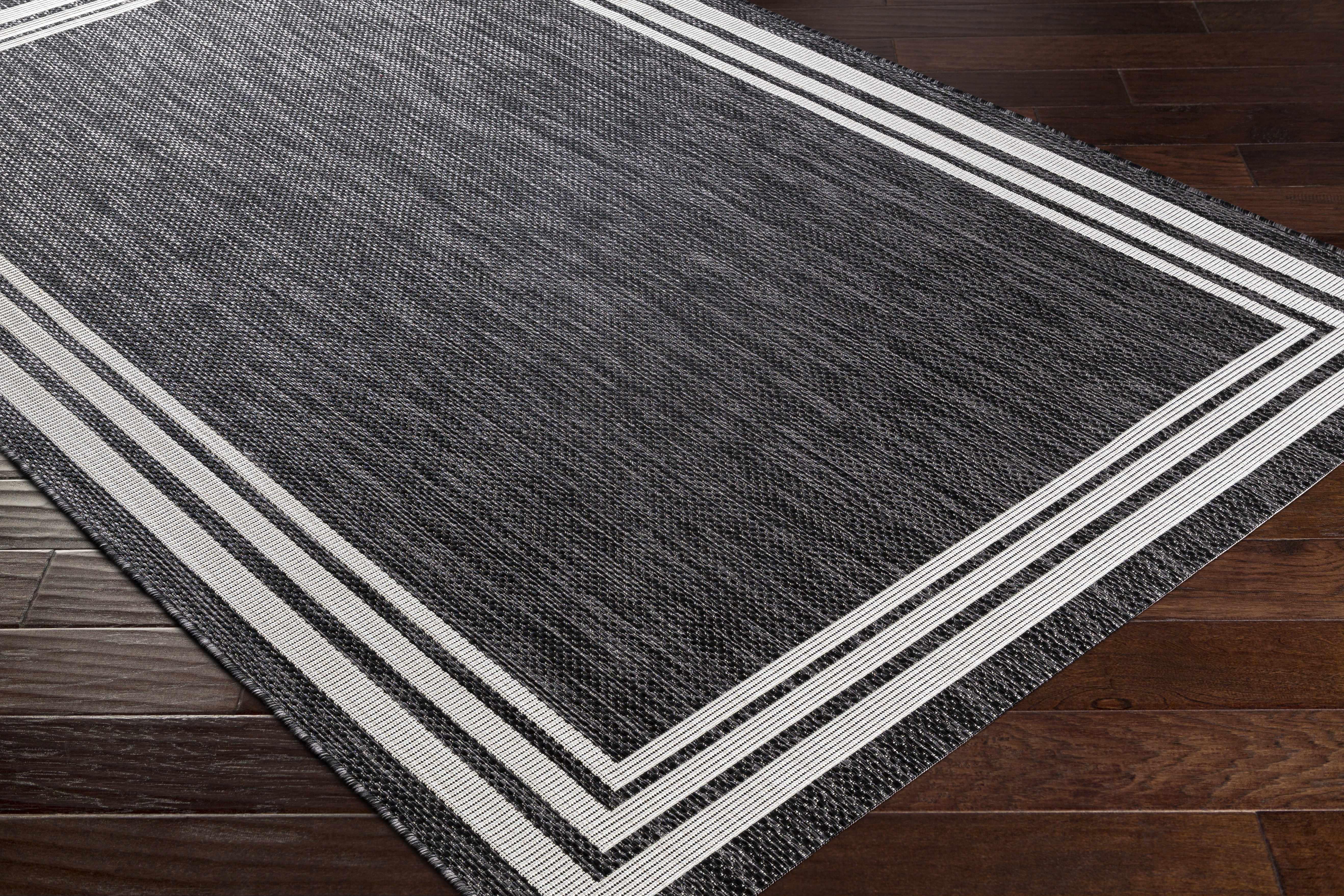 Charcoal Outdoor Rug