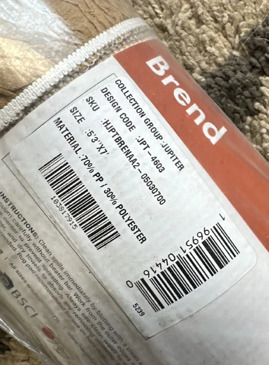 Machine Woven Geometric Area Rug