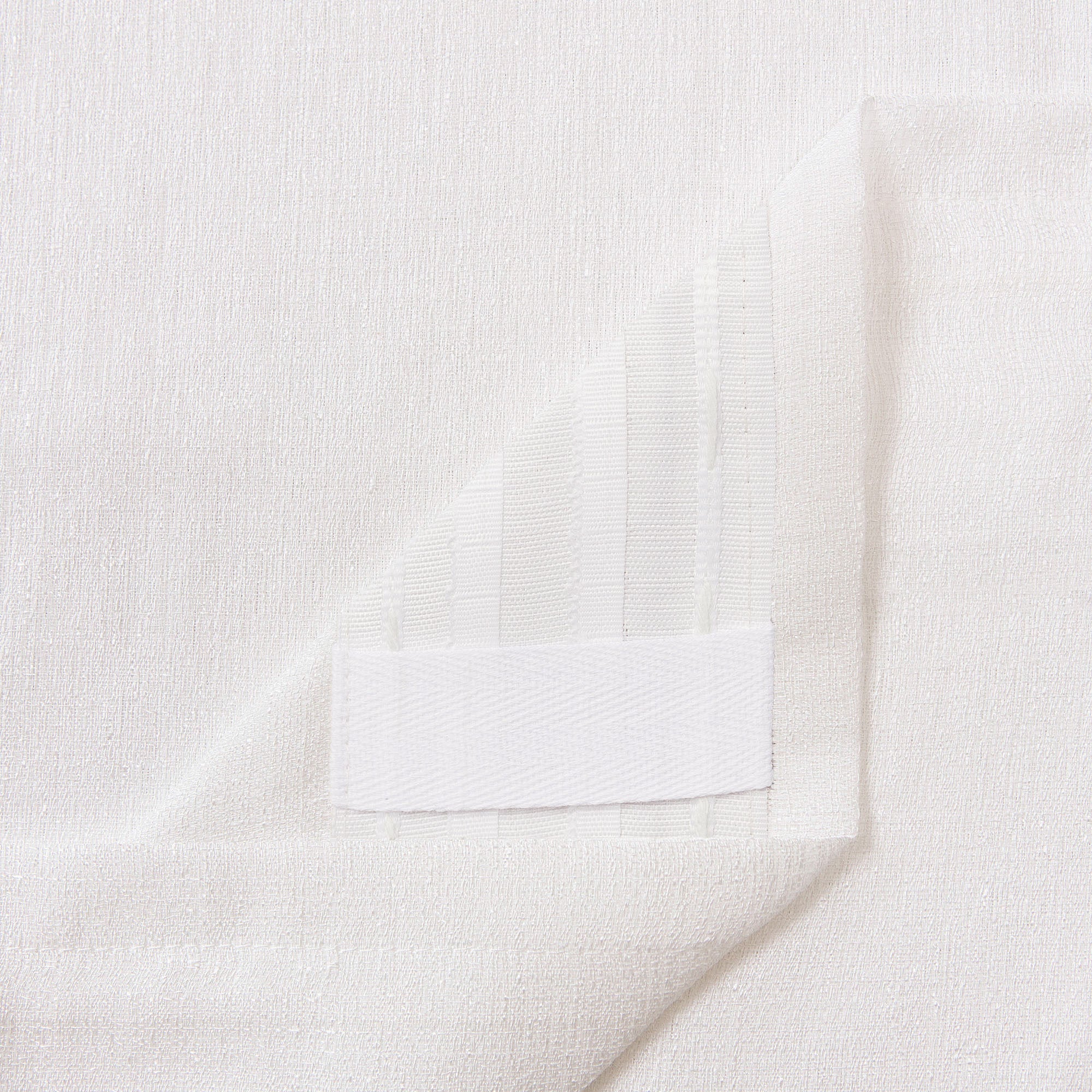 Faux Belgian Flax Solid Curtains