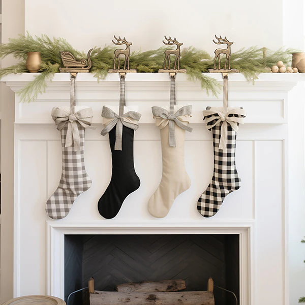 Yuletide Mantel Hooks, Set of 4