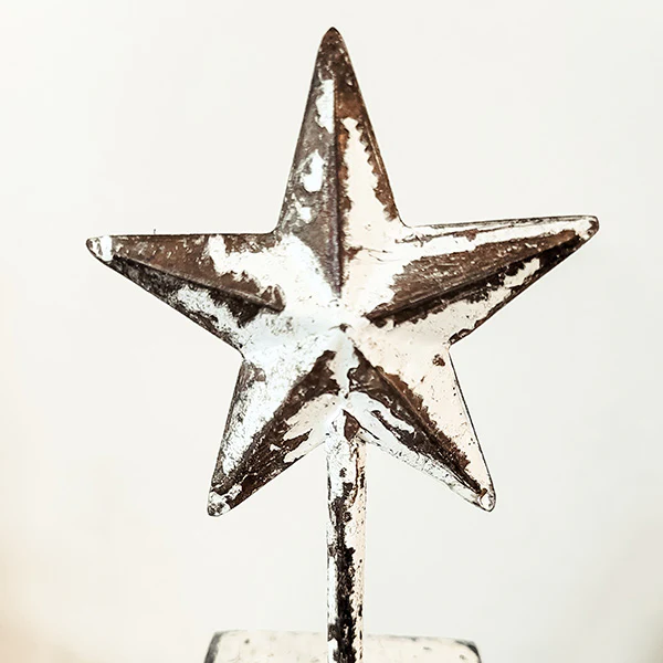 HUGE 50 Inch Distressed Wood Tree Shelf