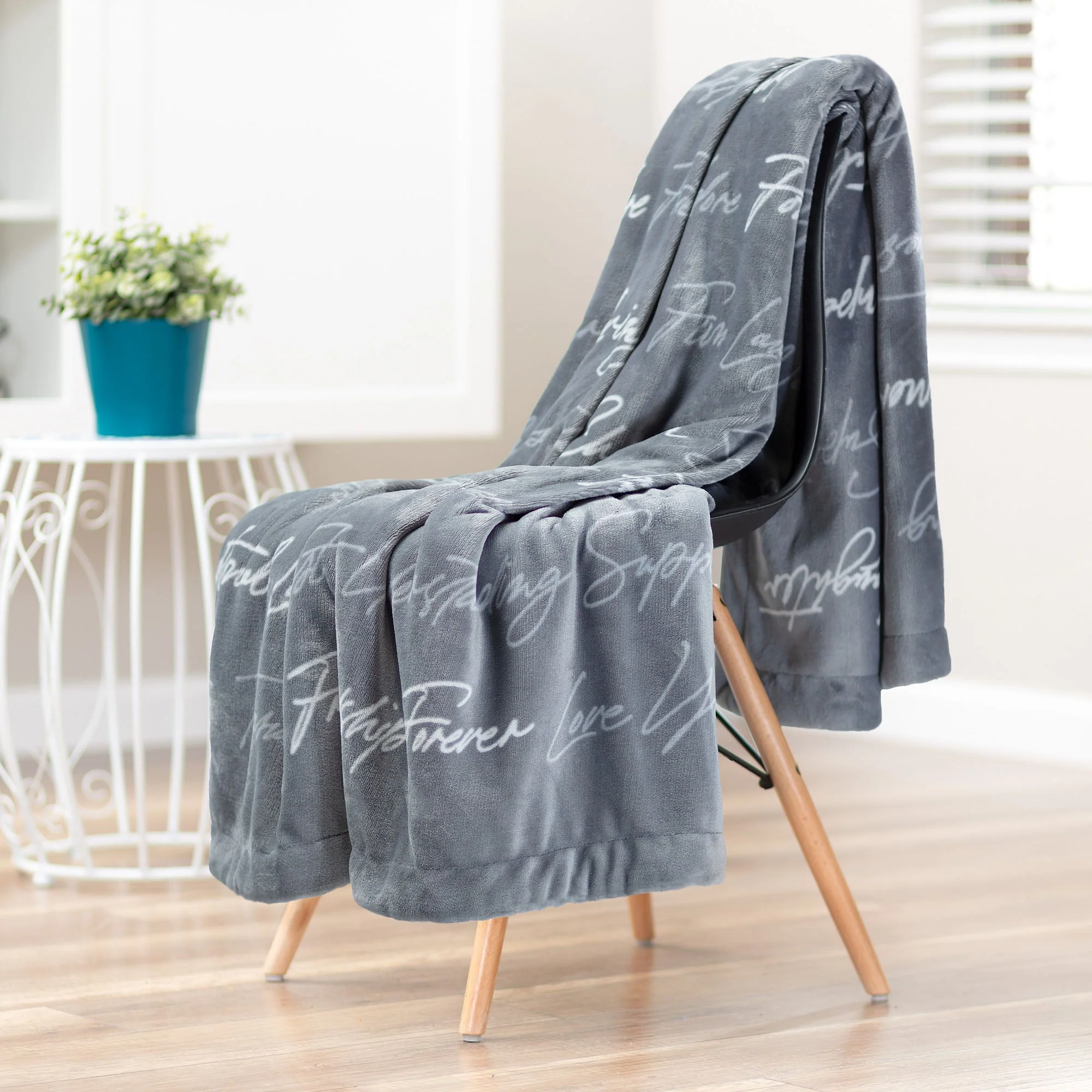 Best Friend Sherpa Gift Throw Blanket