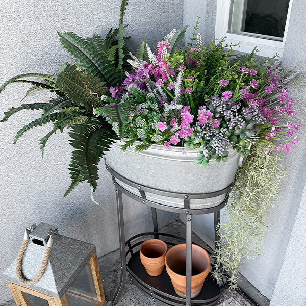 Multi-Purpose Metal Beverage Tub