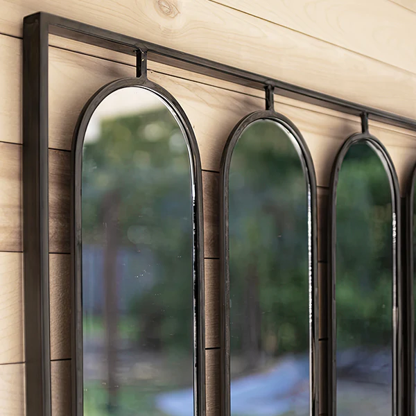 Mid-Century Modern Elongated Framed Mirror