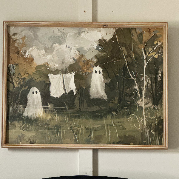 Framed Ghost Wall Decor, Choose Your Style