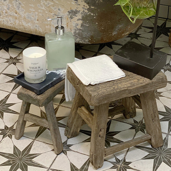 Authentic FOUND Wooden Stool Riser