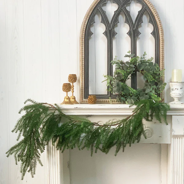 Real Touch 5 Foot Norfolk Pine Garland
