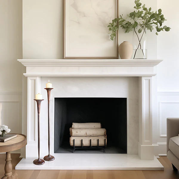 Extra Tall Antique Copper Finish Iron Candle Holders, Set of 2