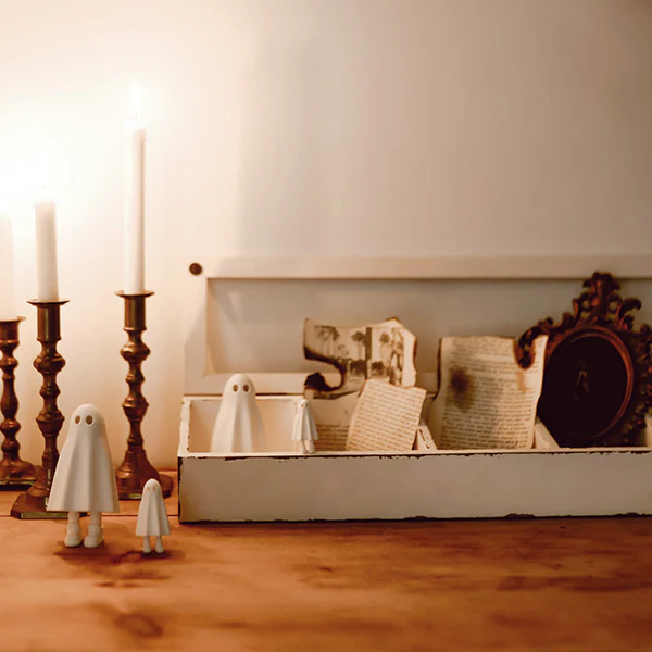 Distressed Wooden Storage Box with Cubbies