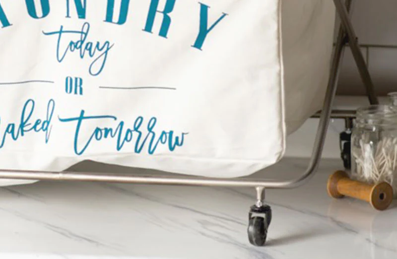 Divided Laundry Bin