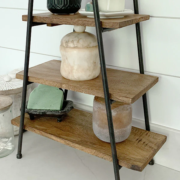 Tabletop A-Frame Shelving Stand