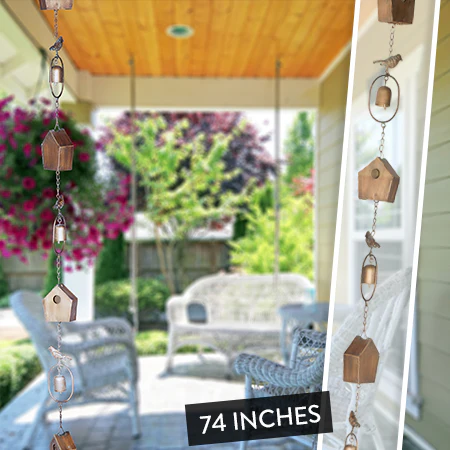 Brass Finish Rain Chain