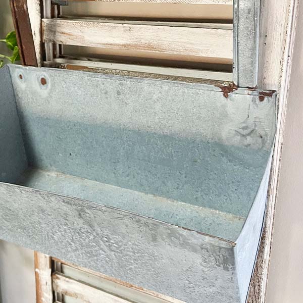 FOUND Large Galvanized Hanging Planter Trough