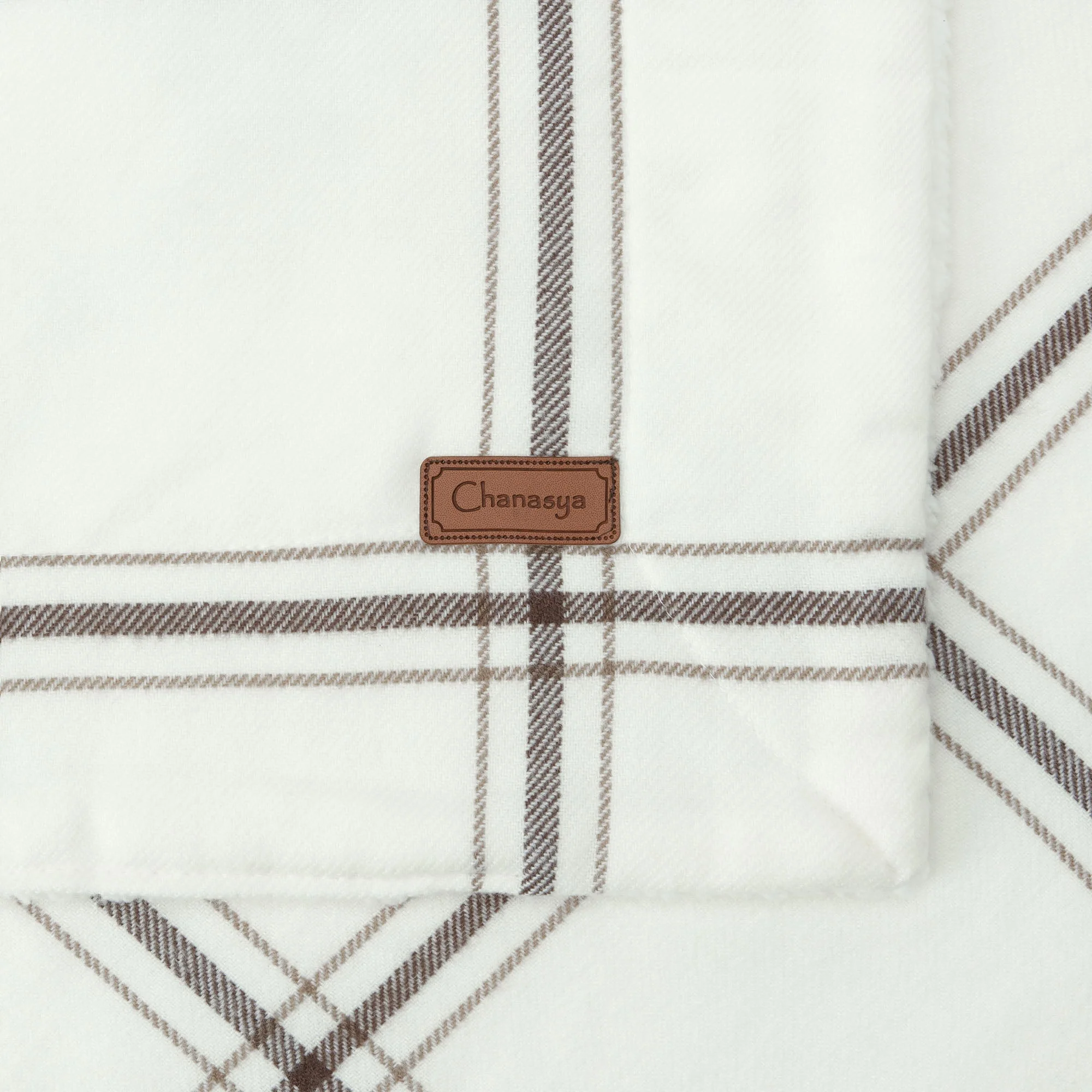 Plaid Sherpa Throw Blanket