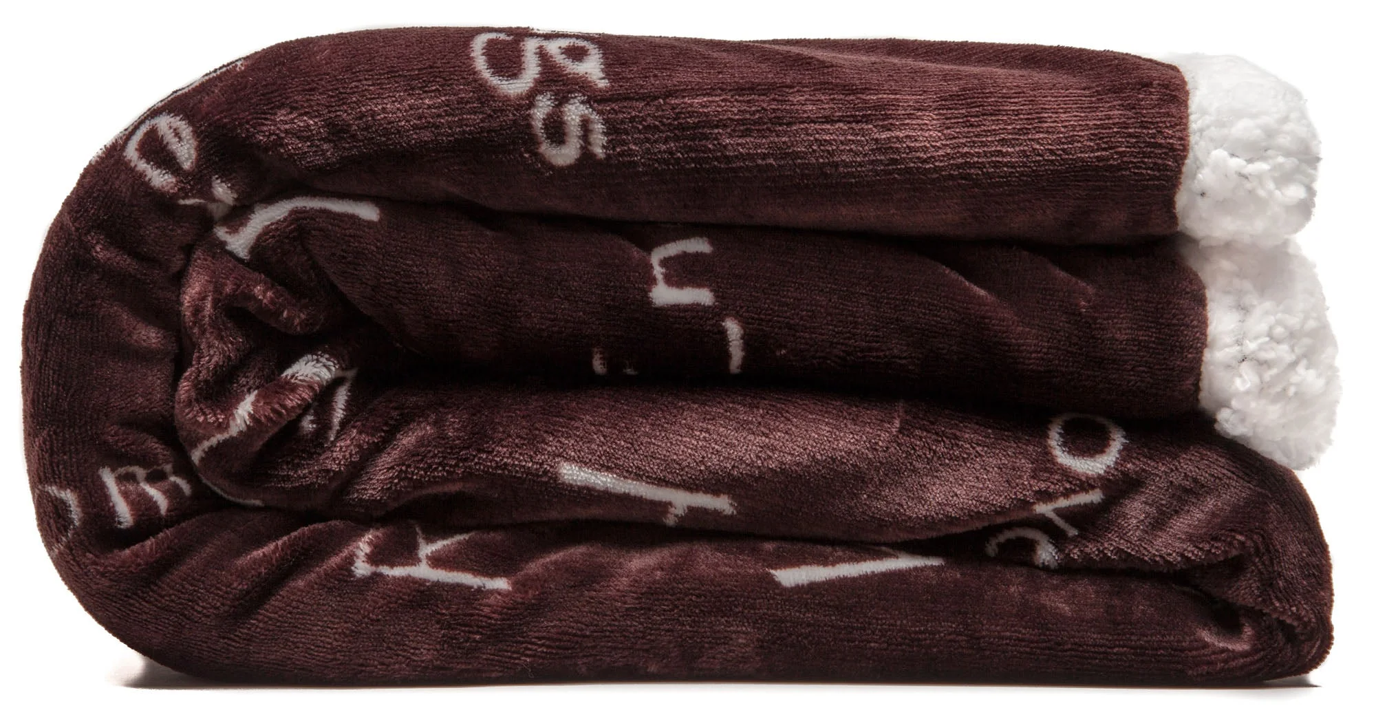 Gift Faux Fur Comfort Words Throw Blanket