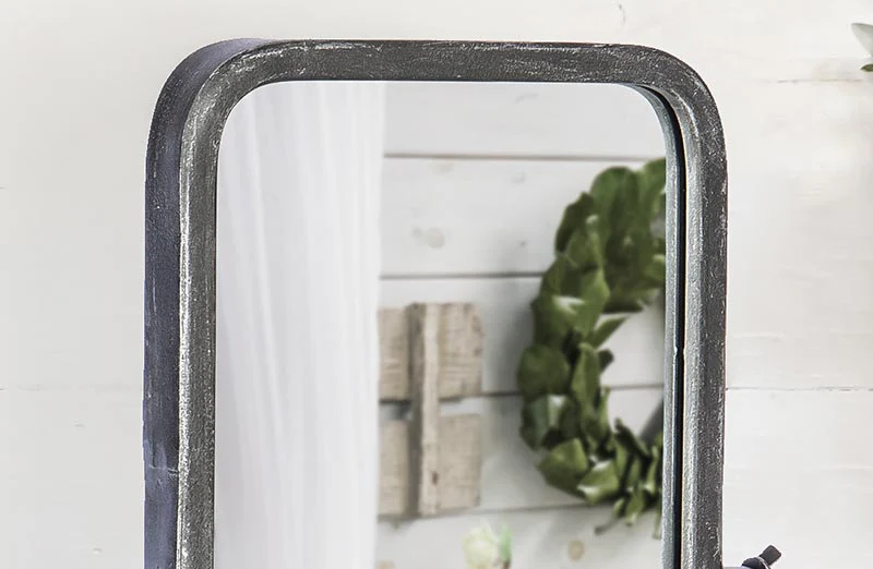 Rectangle Tabletop Mirror with Tray