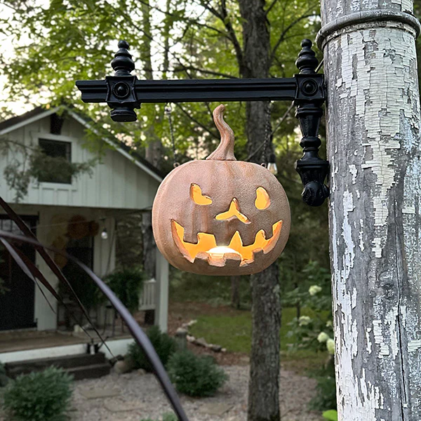 Multi-color LED Jack-O-Lantern With Bracket Option | Our