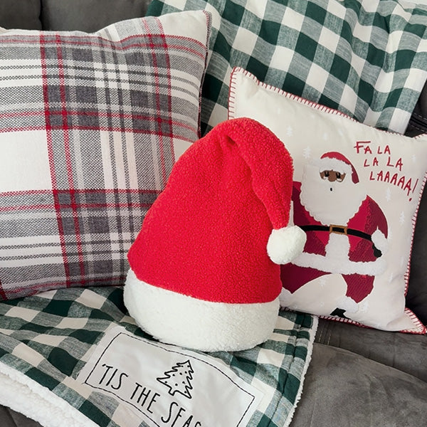 Santa Hat Shaped Pillow
