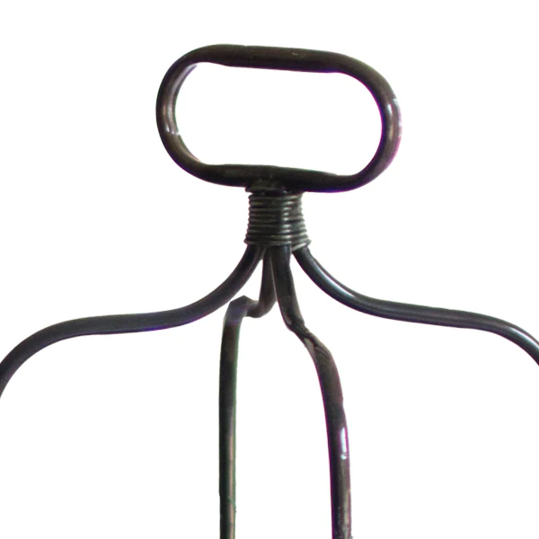 Tall Metal Display Stands with Galvanized Trays, Set of 2