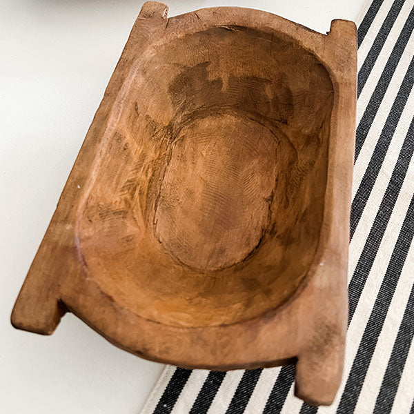 Handmade European Dough Bowls, Set of 2