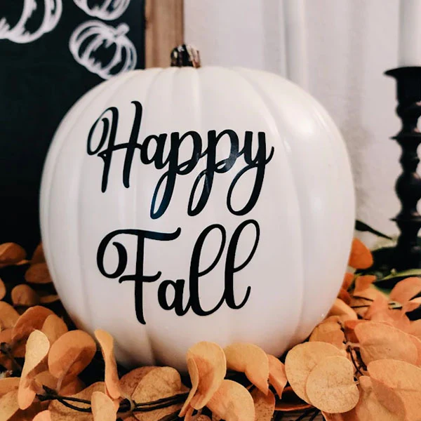 Fall Pumpkin  Decals, Set of 2