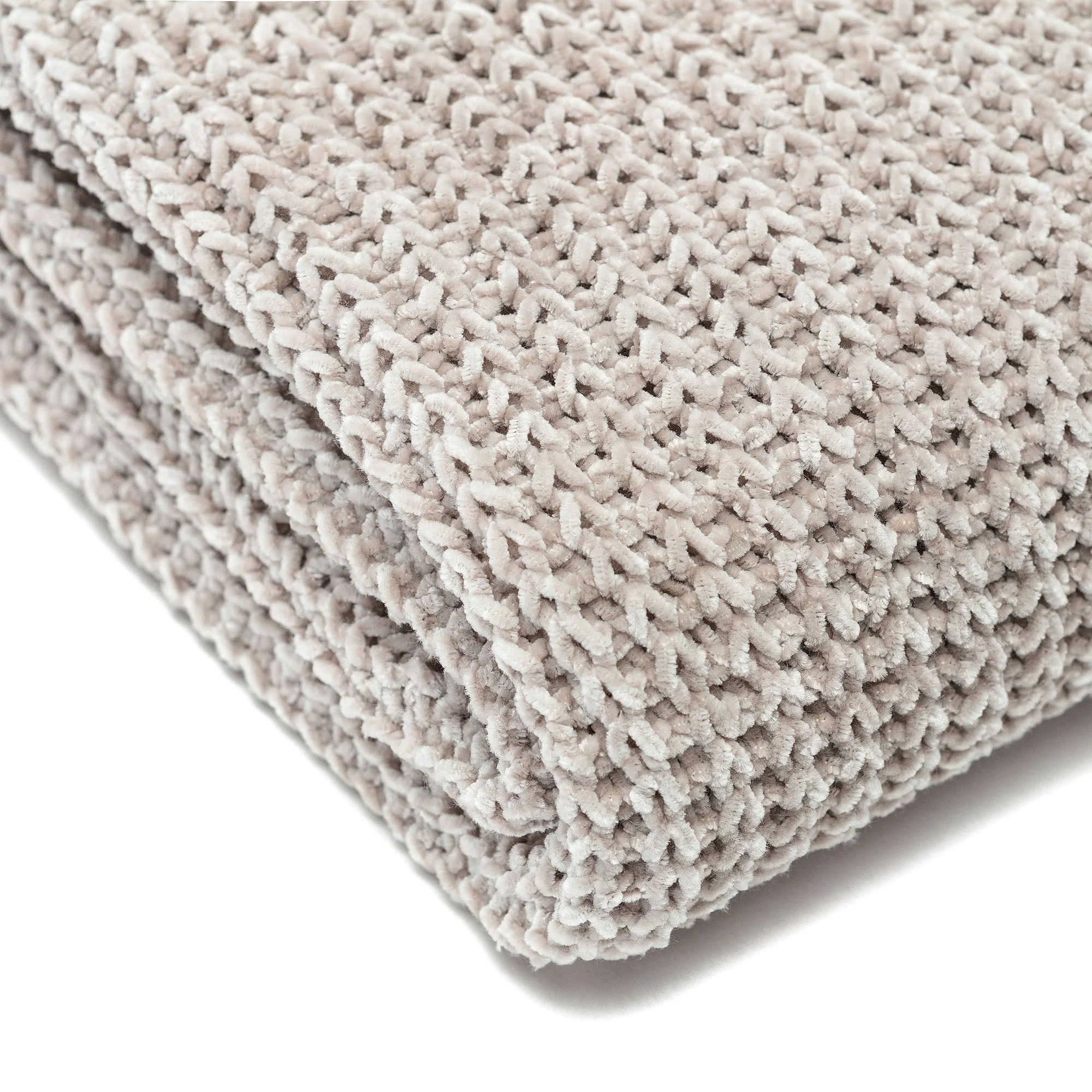 Knit Chenille Throw Blanket