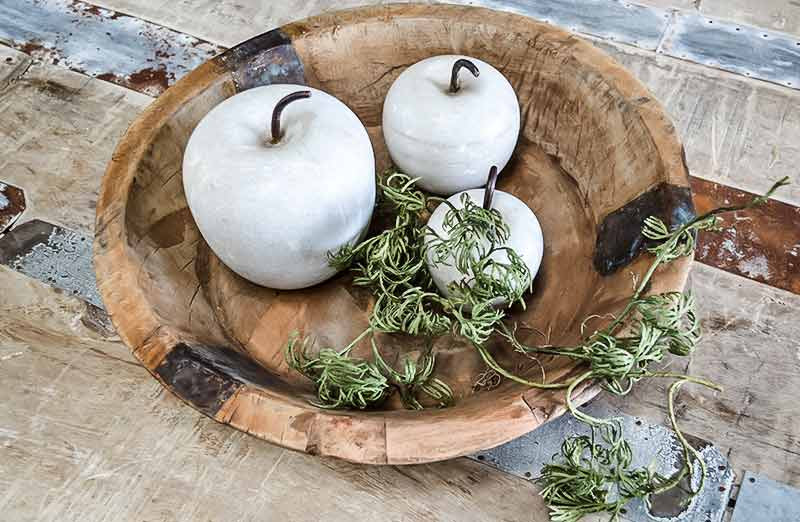 Antique Handcrafted Wooden Bowl