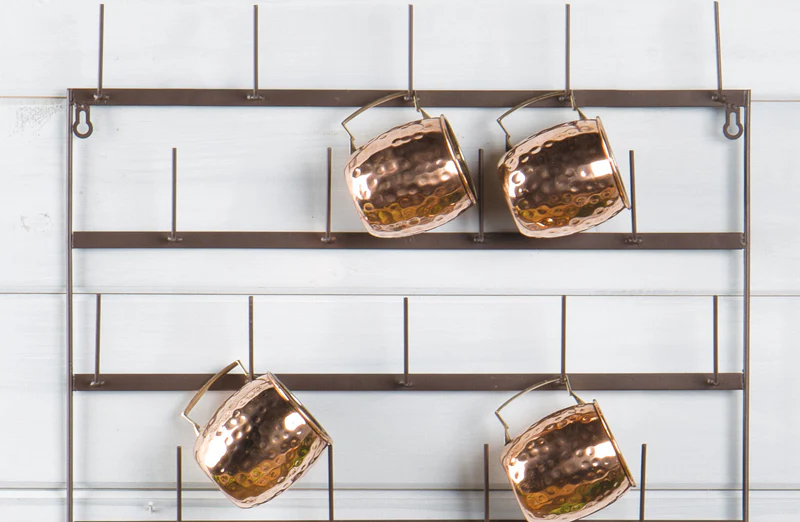 Wall Mounted Mug Rack