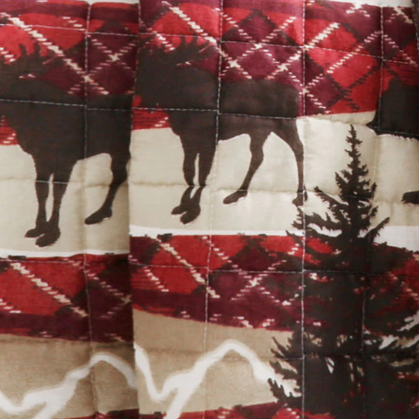 Reversible Holiday Lodge Sherpa Throw