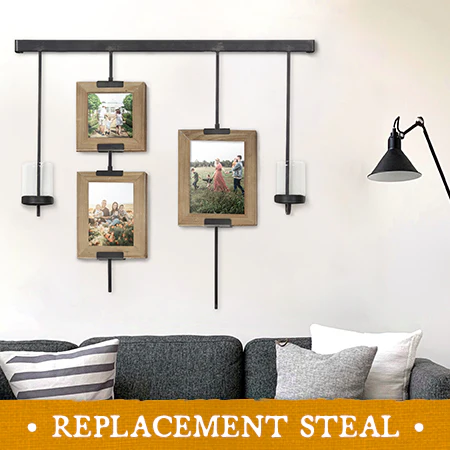 Gallery Wall Frames and Candle Holders