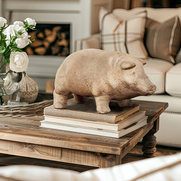 Vintage Inspired Piggy Bank