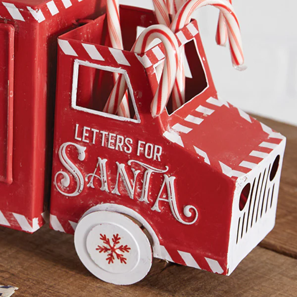 North Pole Post Christmas Truck Decor