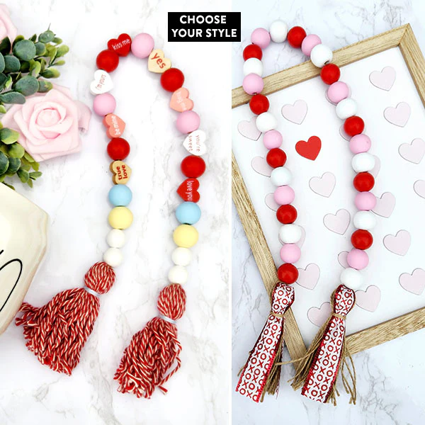 Handpainted Valentine's Day Garland, Pick Your Style