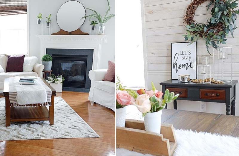 Distressed Metal Floor Candle Holders  Set of 3