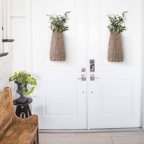 Oblong Hanging Willow Basket, Pick Your Size