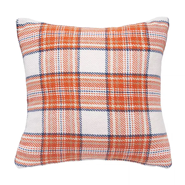 Plaid Pillow and Matching Throw Blanket Set | Autumn Glow