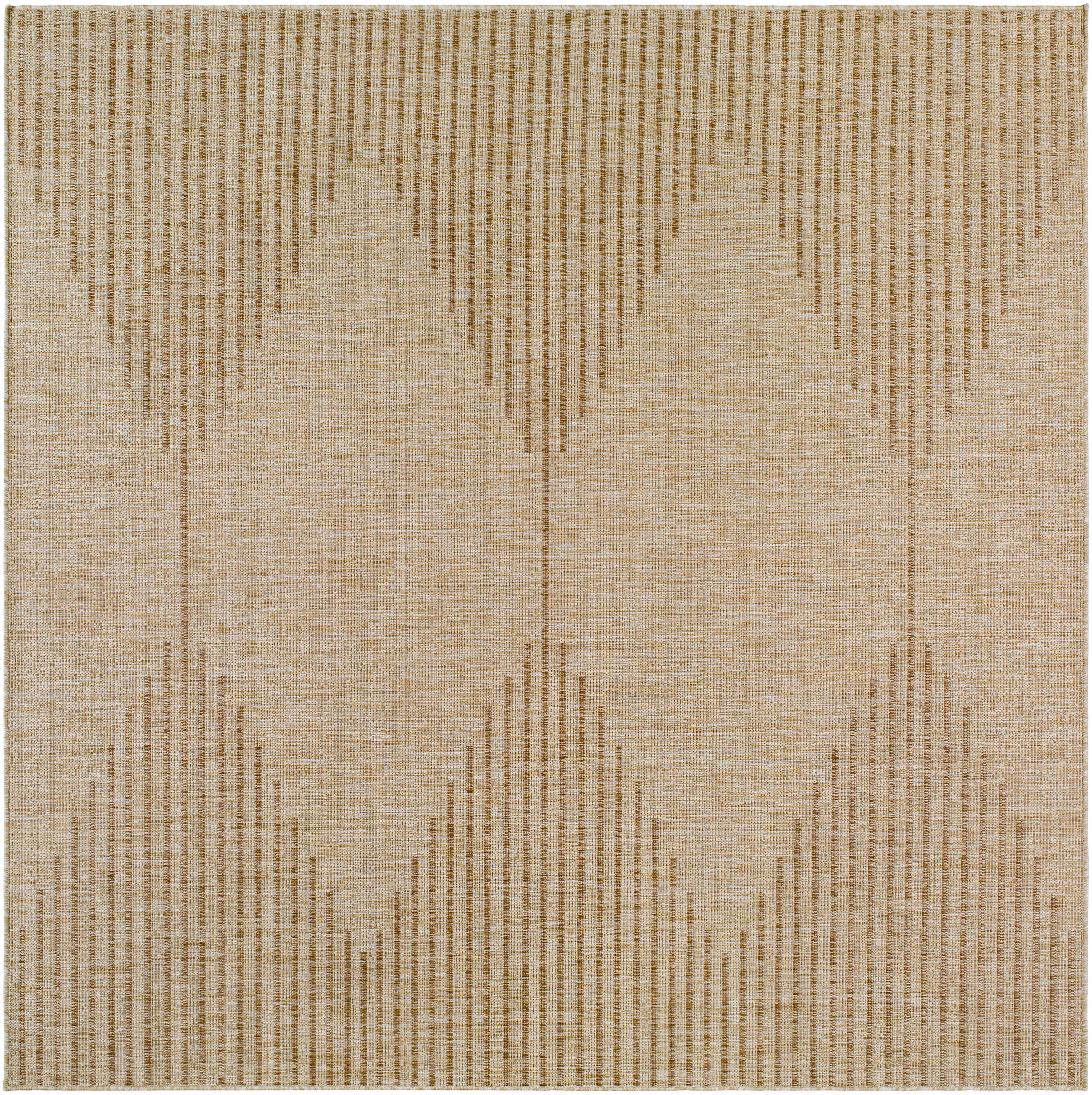Beige Pattern Outdoor Rug