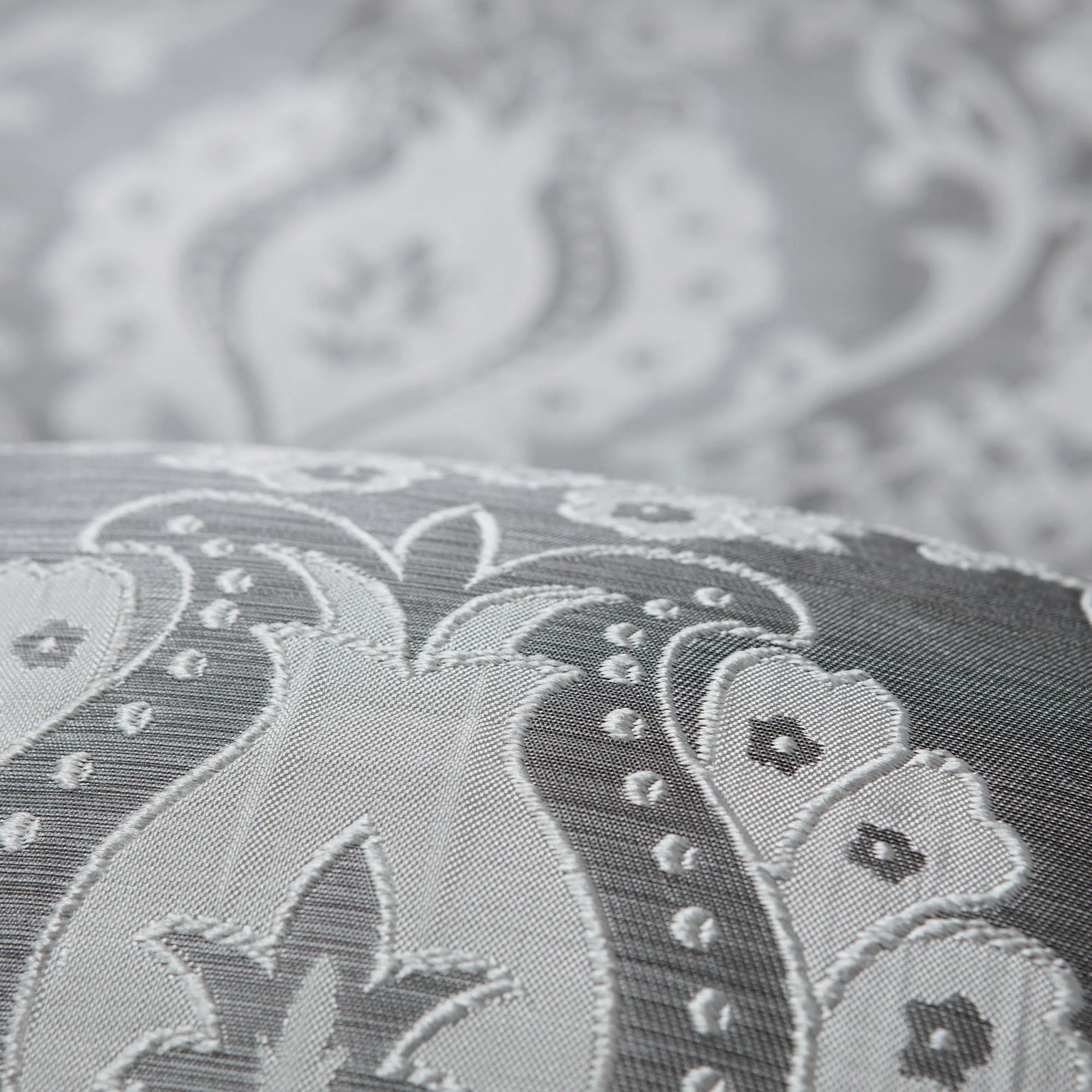 Damask Jacquard Grommet Curtains