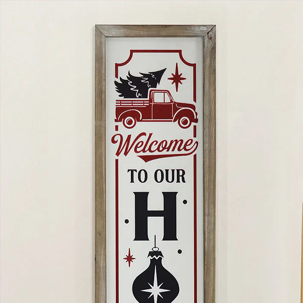Antique Wooden Holiday Sign, Pick Your Style