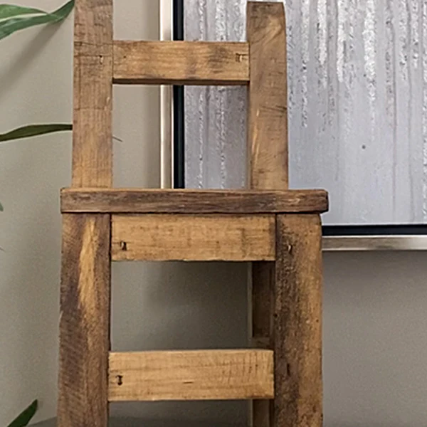 Wooden Chair Display Riser