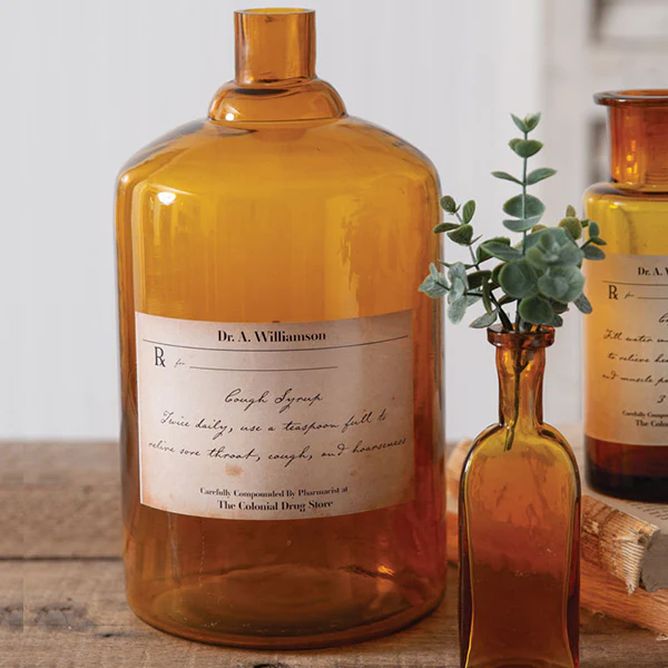 Antique-Inspired Apothecary Bottle
