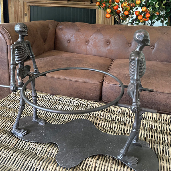 Cast Iron Skeleton Serving Bowl
