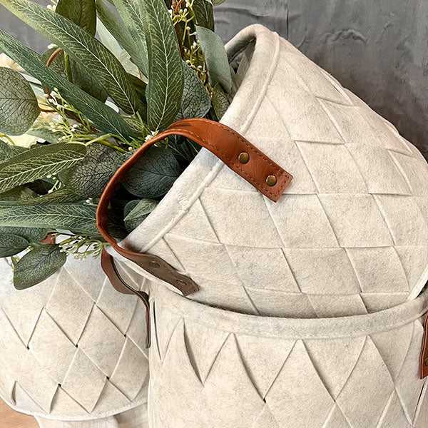 Woven Felt Baskets, Pick Your Style