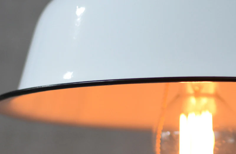 Industrial Style Enamel Pendant Light